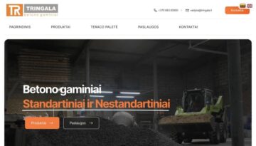 Tringala.lt – reprezentacinė interneto svetainė